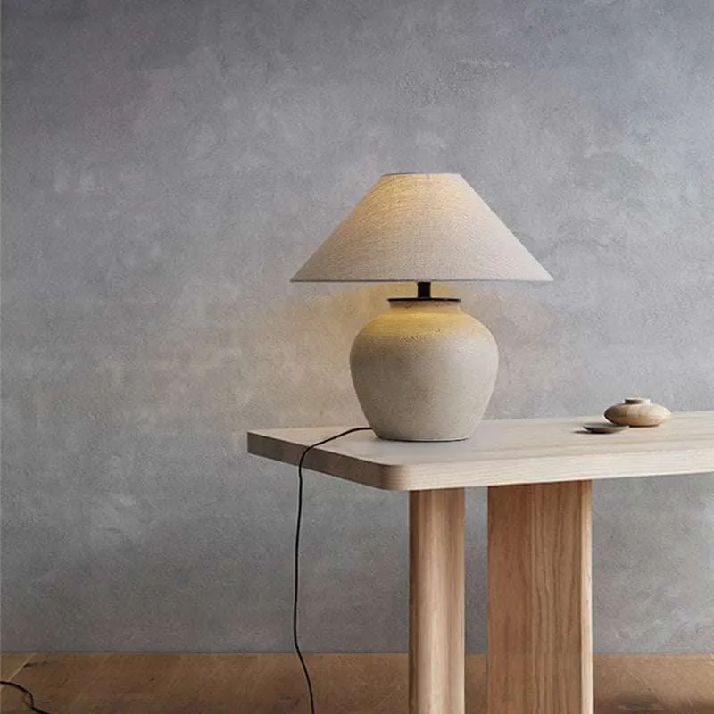 Ceramic Table Lamp | Modern Minimalist Illumination