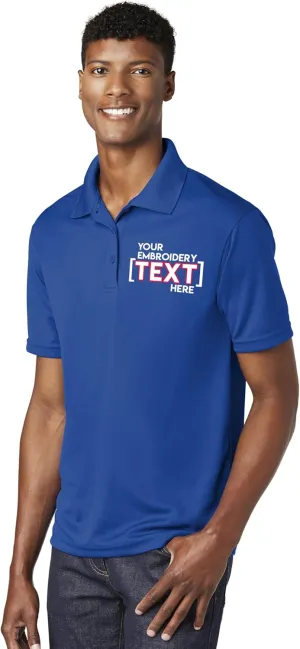 Custom Embroidered Shirts for Men - Your Text - Personalized Embroidery Polos