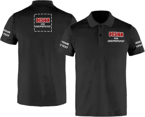 Custom Polo Shirts for Men Personalized Shirt Golf Jersey Customized Text Logo FrontBack Embroidered Print