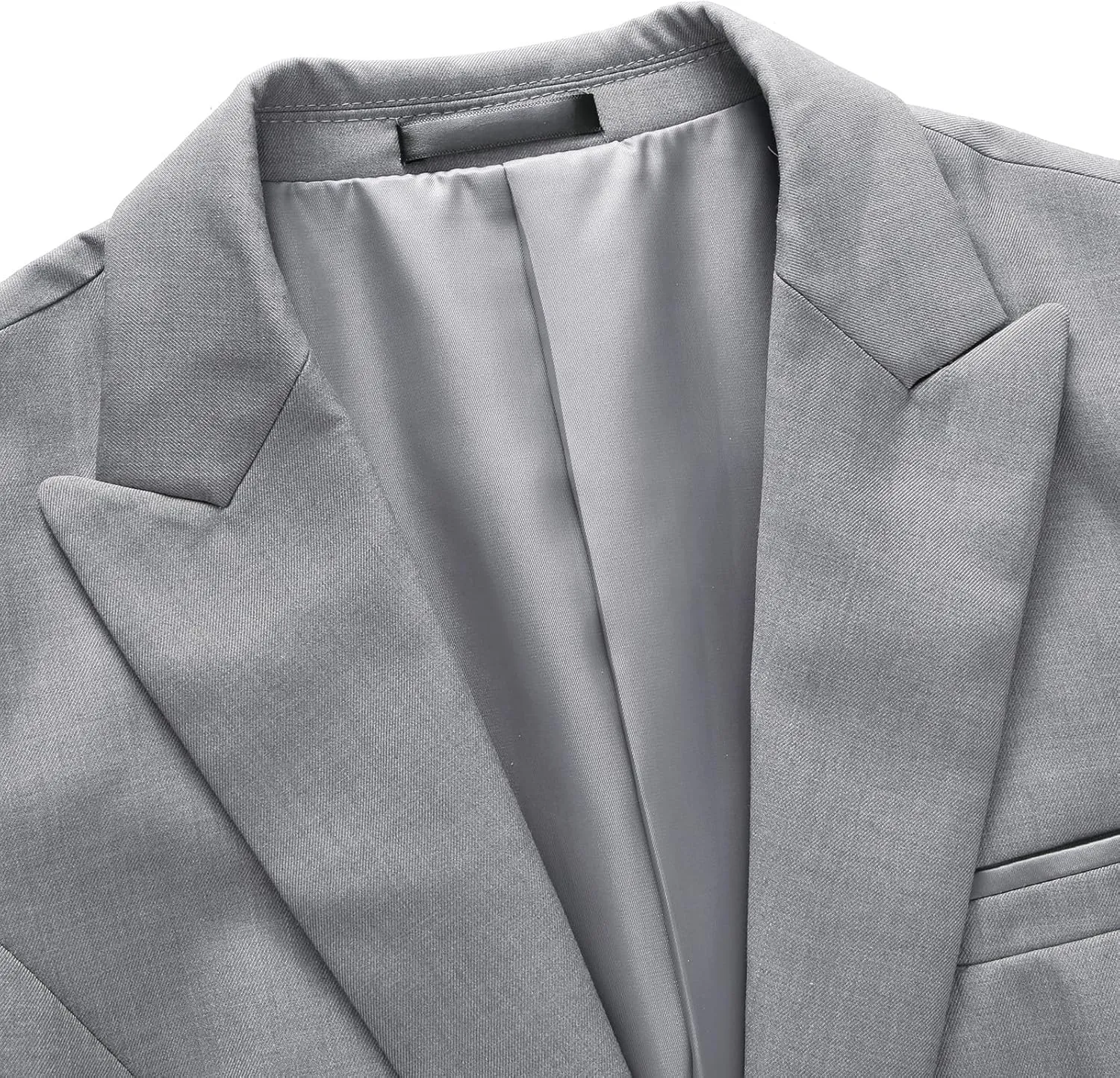 Lamgool Womens Suit 2 Piece Set Business One Button Peak Lapel Blazer Jacket with Pants for Office Ladies