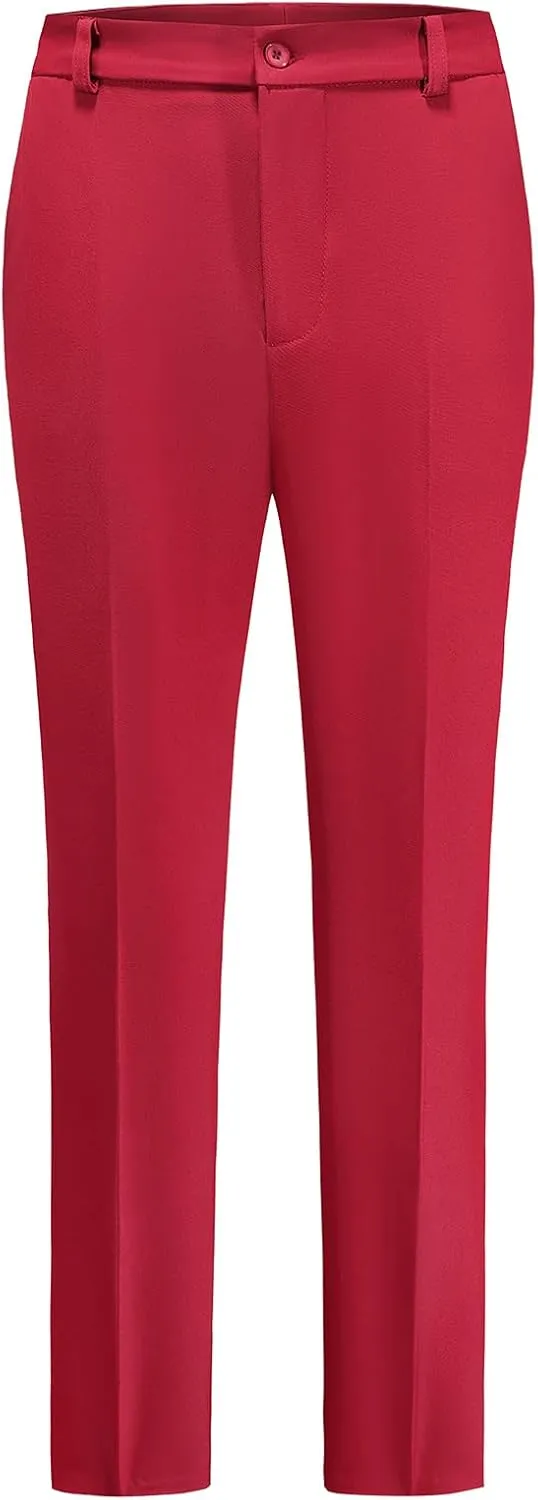 MODFUL Women's Business Pant Suit Set 2 Piece Slim Fit Blazer Jacket One Button Buckle Closure Lady Work Suit for Office