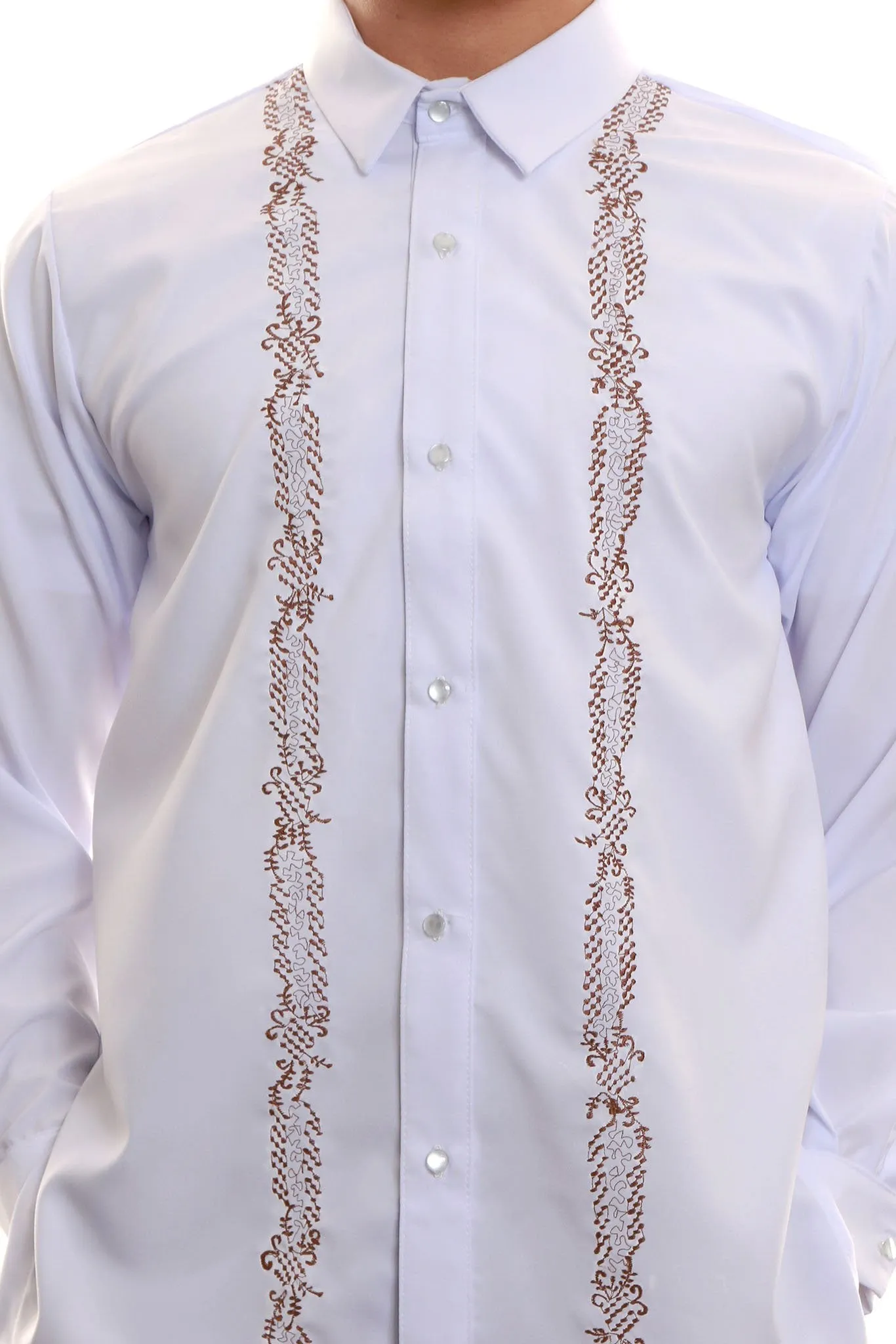 MY07 - Bihis Mayaman Long-Sleeve White