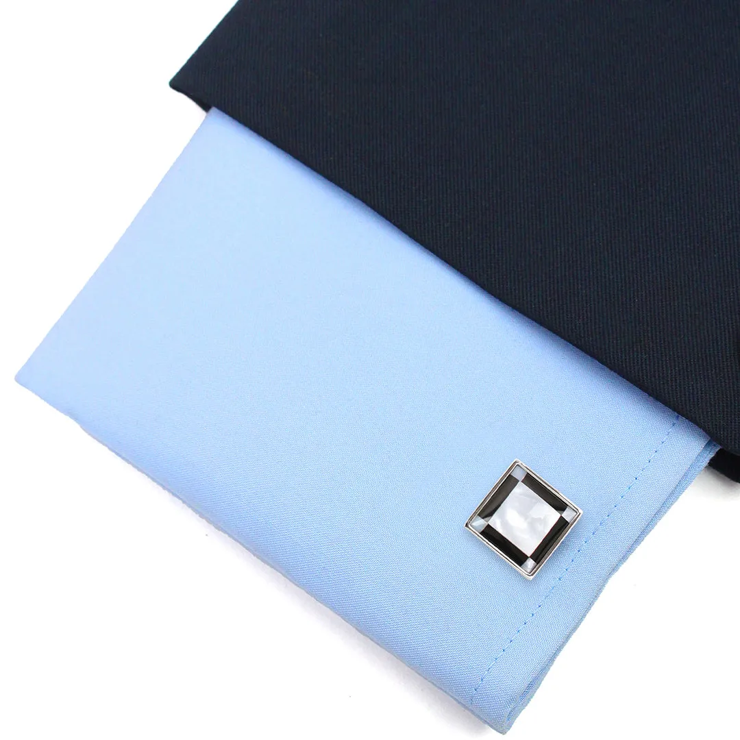 Peluche King's Stone Mother of Pearl Cufflinks