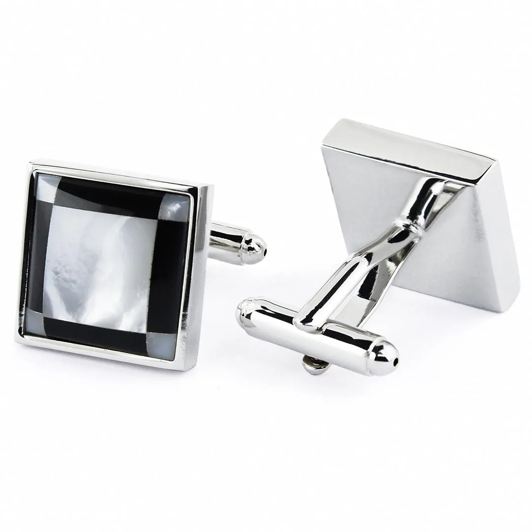 Peluche King's Stone Mother of Pearl Cufflinks