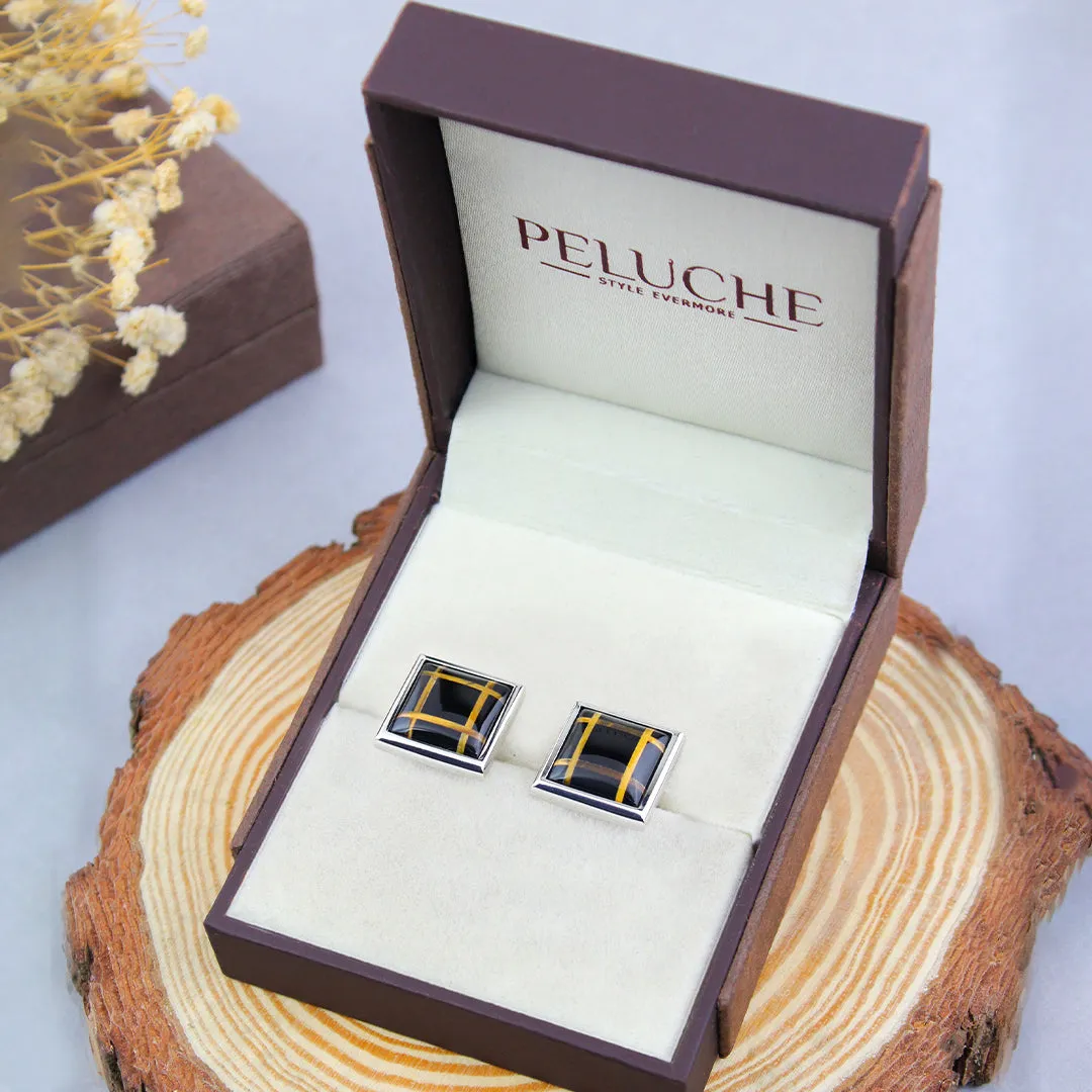 Peluche Kings's League Cufflinks