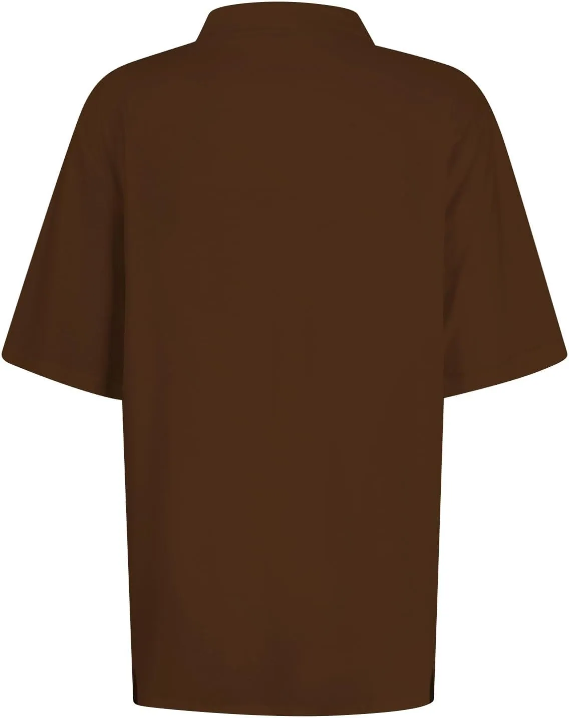 Womens Golf Shirt Polo Neck Short Sleeve Button Basic Top Summer Business Casual Tunic