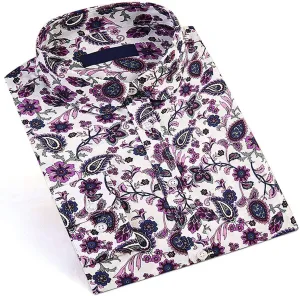 Womens Tops Casual Long Sleeve Button Up Hawaiian Shirts Elegant Work Blouses